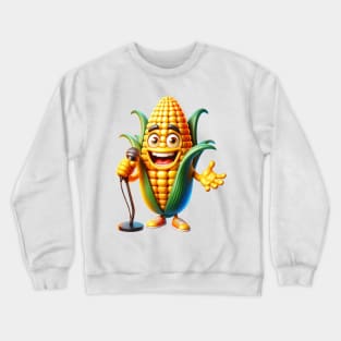 Corny Comedian - Stand-Up Star of the Field Crewneck Sweatshirt